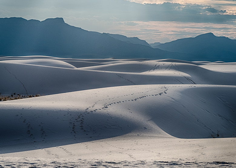 White Sands Near Sunset 1 Color Photography Art | Rick Saul Photography