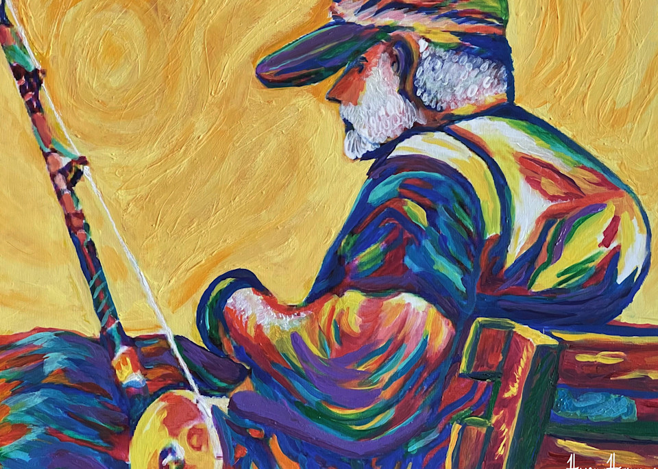 Papa Fishing Art | Hilary Hemingway Art