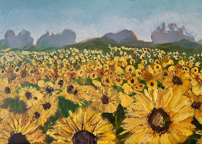 Sunflowers Print Art | Pat Mabie