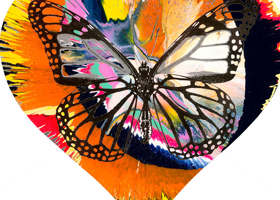 Spinpop Butterfly Heart Heat Art | perrymilou