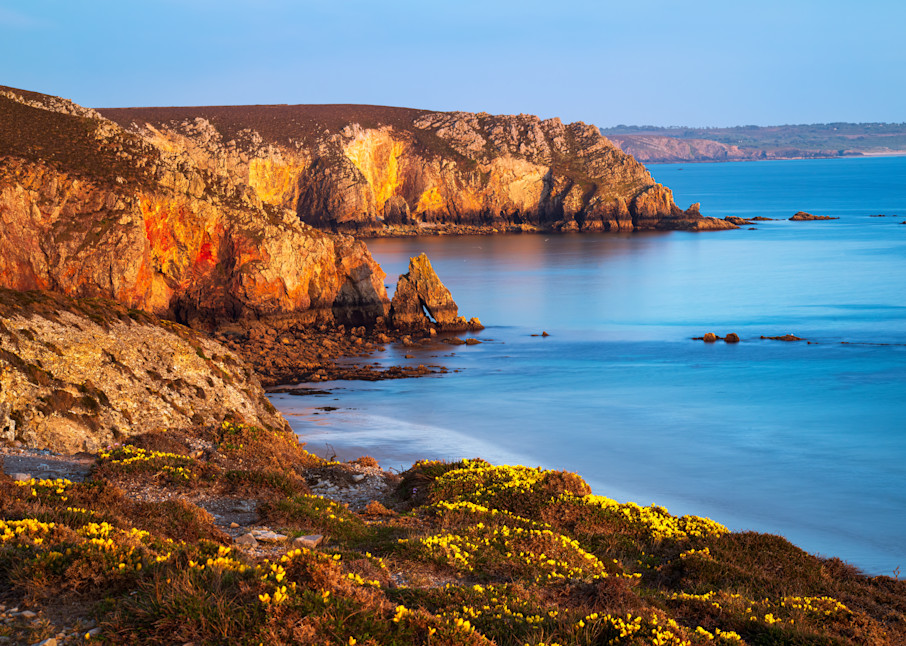 The coast of Cameret sur Mer near the Pointe Pen Hir in Brittany, France - Fine Art Photography Print