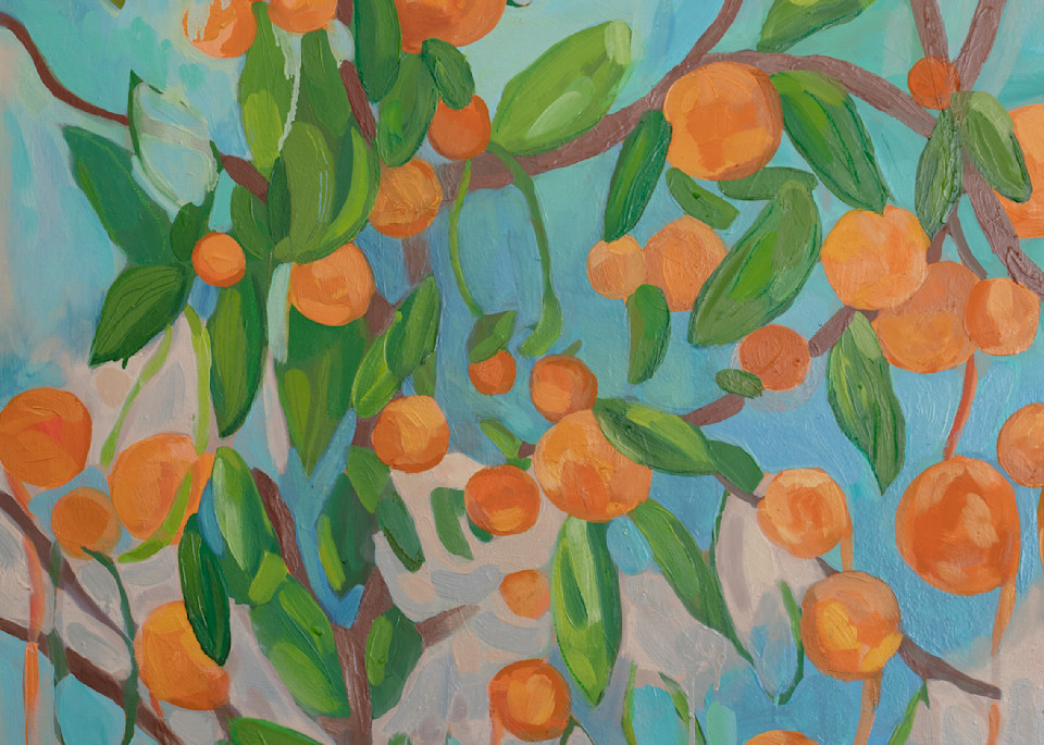 Orange Tree Art | Angela Warren Art 