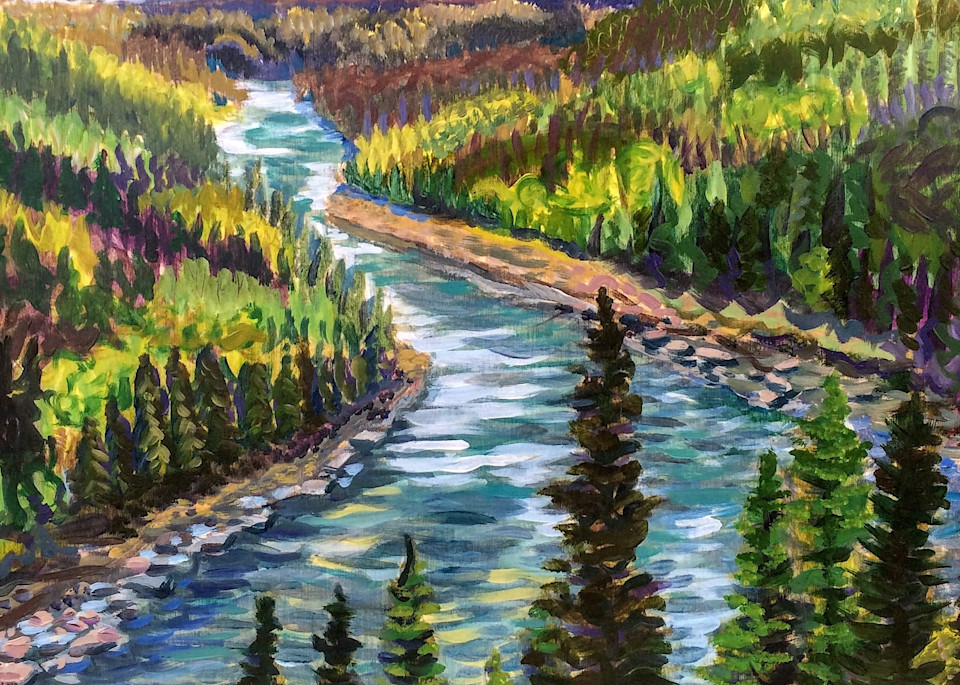 Nenana, Alaska   Denali Art | Amanda Faith Alaska Paintings / Estuary Arts, LLC