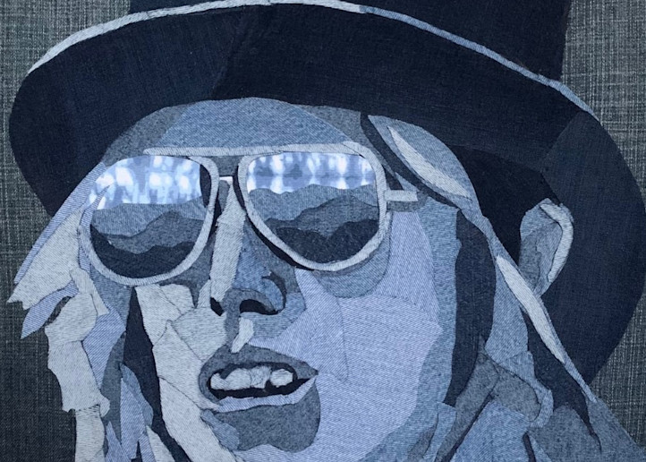 Tom Petty In Denim Art | Kathy Saucier Art
