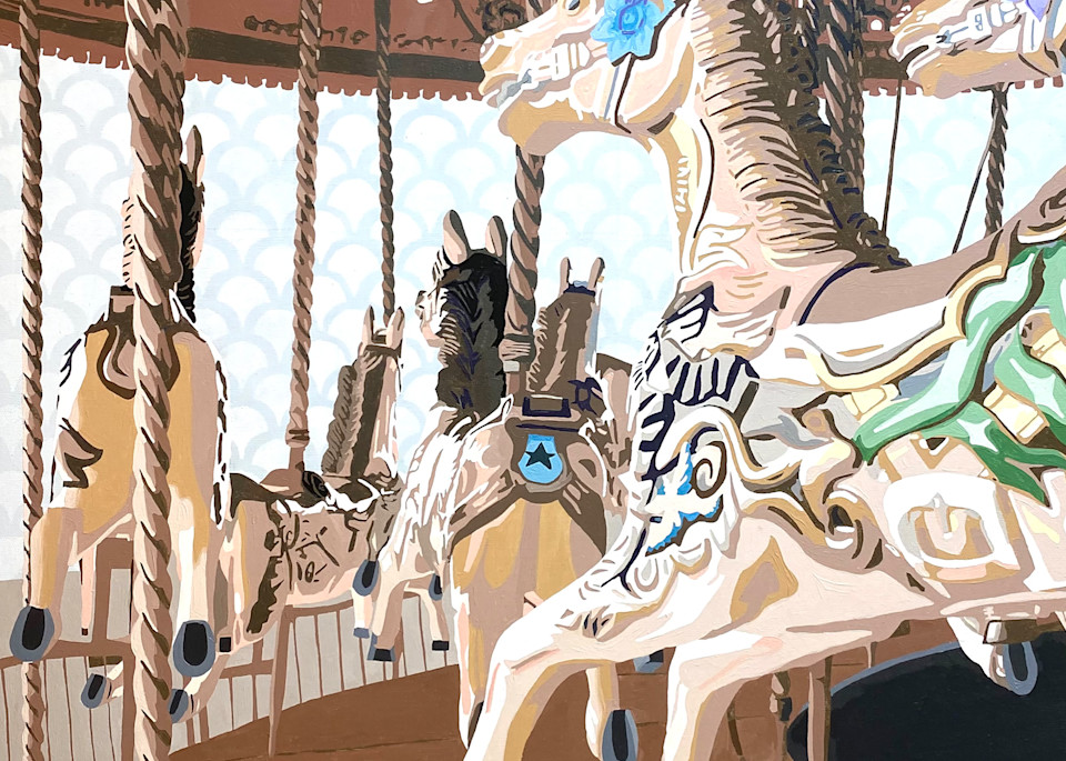 Carousel Horses Art | Tara Barr Art