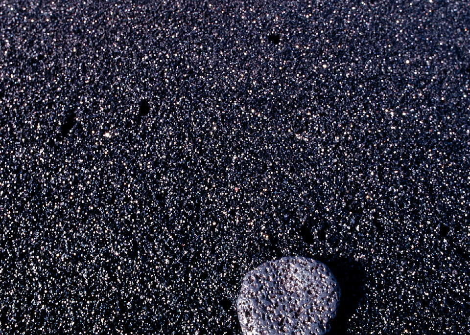 Punalu'u Beach on the Big Island of Hawaii. One of the only Black Sand Beaches left.