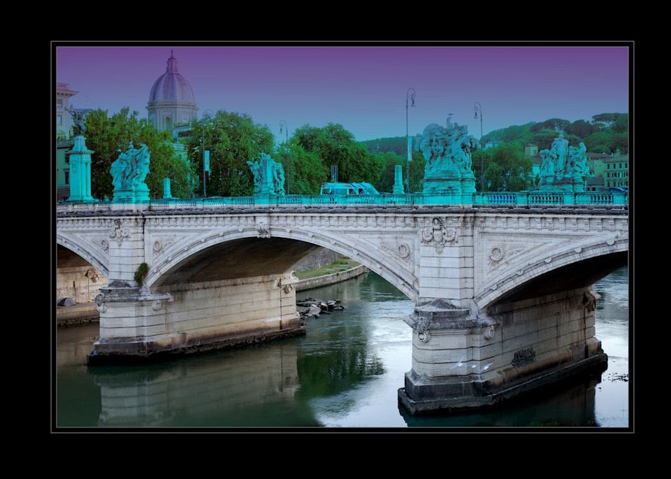 Fine Art Photography of Bridge near the Vatican City by Michael Pucciarelli