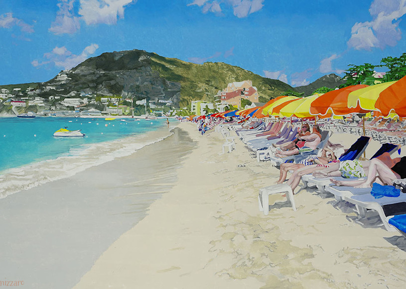 The Umbrellas Of St Martin  Art | Russ Cannizzaro Fine Arts