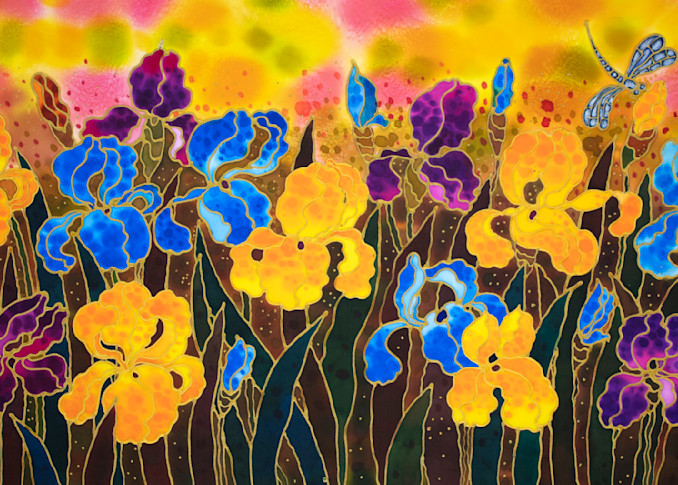 Iris Garden Art | SidorovFineArt
