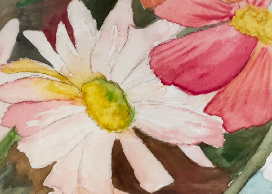 White N Pink Flowers   Mug Art | AllThingsBeautiful LLC
