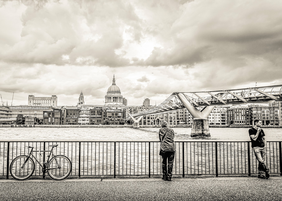 A Bike Bridge And Cathedral Photography Art | Patricia Claire Photography