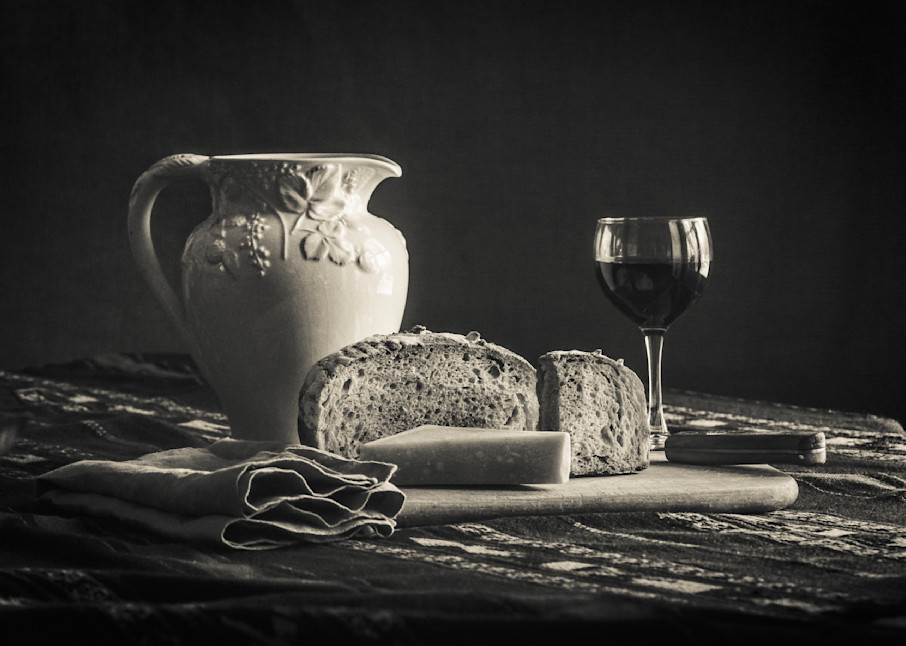 A Glass Of Wine Bread And Thou Photography Art | Patricia Claire Photography