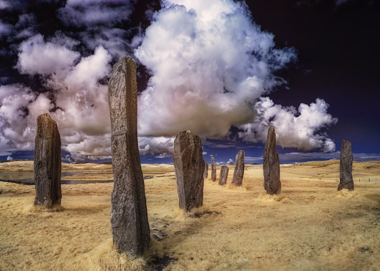 Clouds Over The Callanish Standing Stones, Isle Of Lewis, Scotland Photography Art | davidarnoldphotographyart.com
