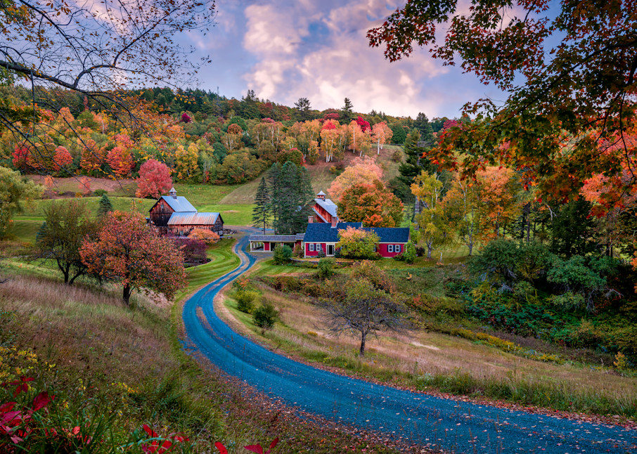 Sleepy Hollow Farm In Autumn   Woodstock, Vermont Photography Art | John Dukes Photography LLC