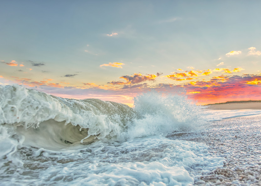 South Beach In Water Crashing Wave Art | Michael Blanchard Inspirational Photography - Crossroads Gallery