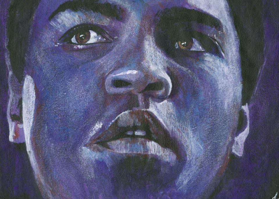 Ali In Purple Art | Khaos Art