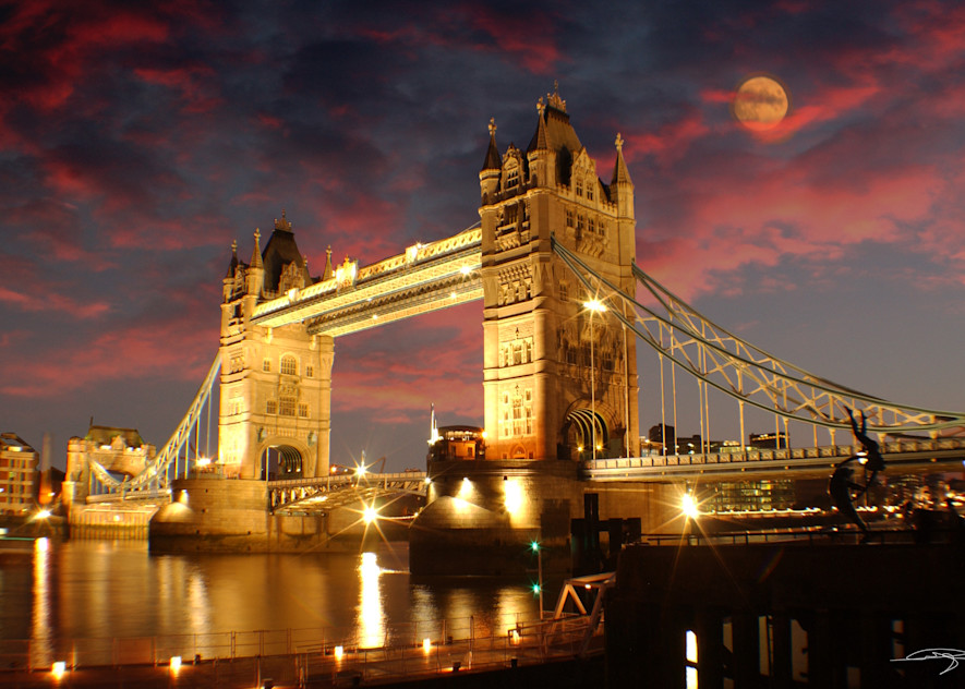 Tower Bridge, London, England Photography Art | Audrey Nilsen Studios