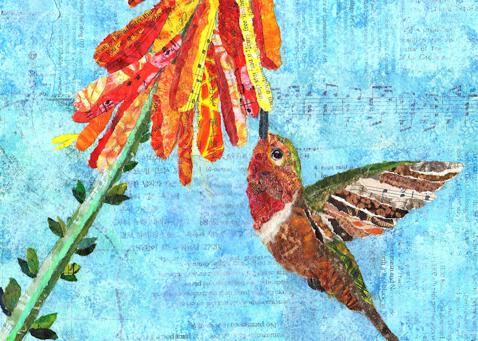 Jewels Of The Sky: Rufous Hummingbird Art | Poppyfish Studio