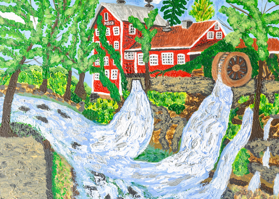 Old Mill In Spring Art | Art With Feeling