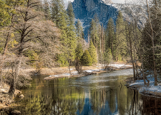 Winter Morning At Half Dome Photography Art | zoeimagery.XYZ