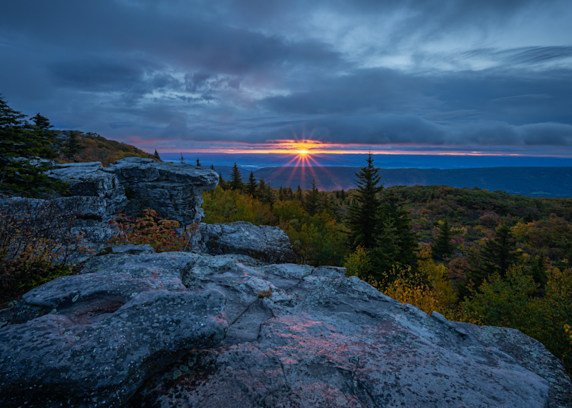 Sunset On Bear Rock Photography Art | Mike Bowen Photography
