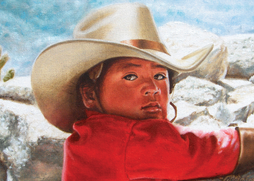 Little Cowboy (Pequeno Vaquero) Art | Loveless Galleries
