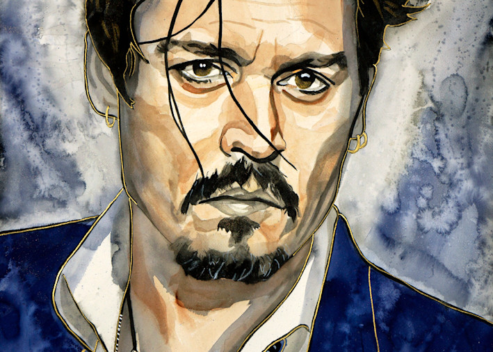 Johnny Depp Lf Art | William K. Stidham - heART Art