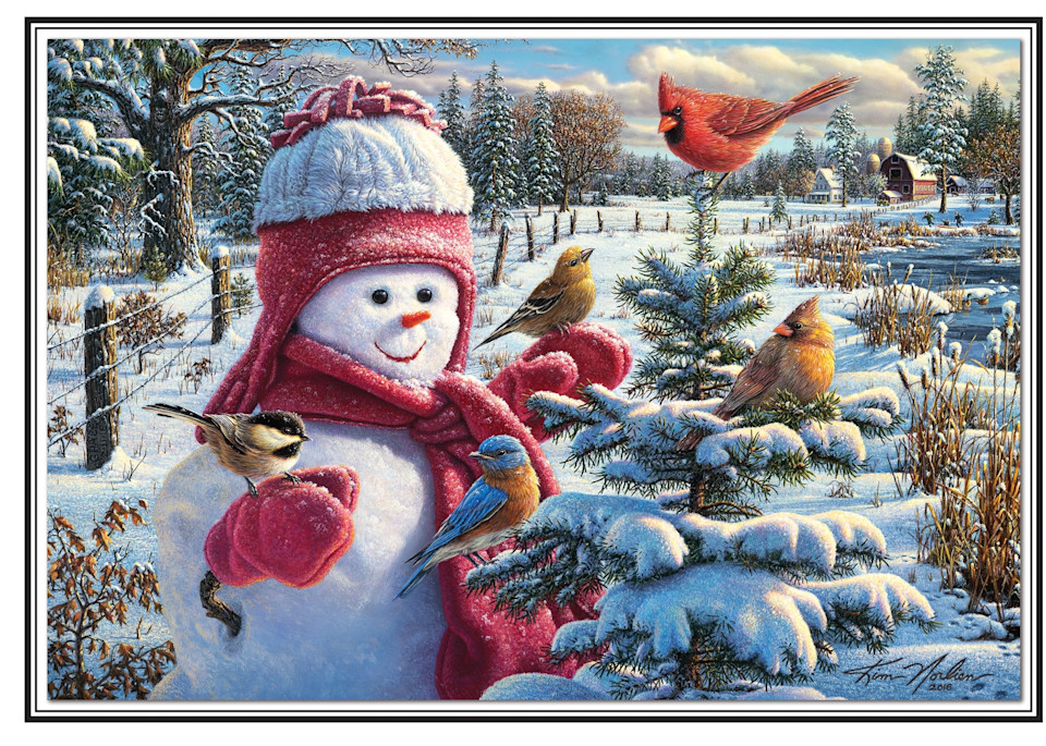 Snowbaby Grace Greeting Card Art | Norlien Fine Art, Inc.