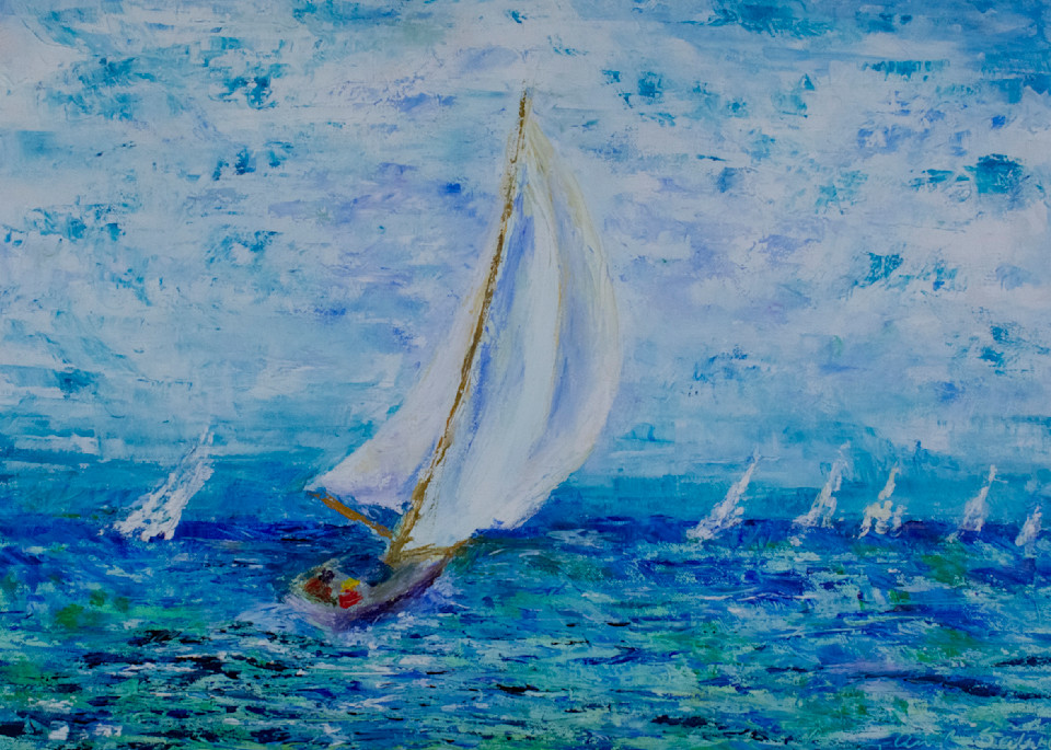 Sailboat Race Art | Sawearts