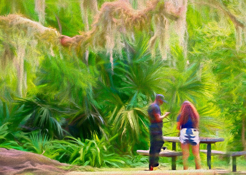 Couple At Tree Chalk Photography Art | Photoeye Inc