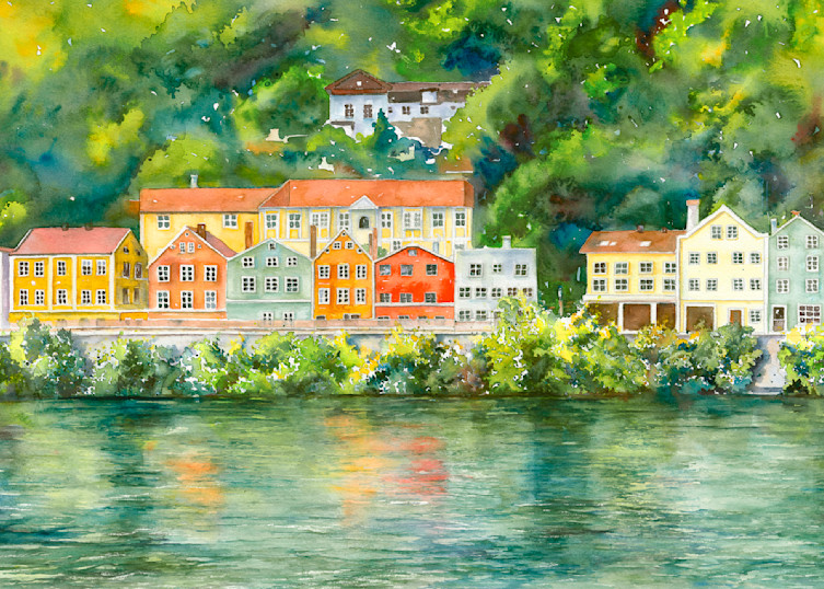 Reflections Passau Germany Art | Teri Sweeney Art