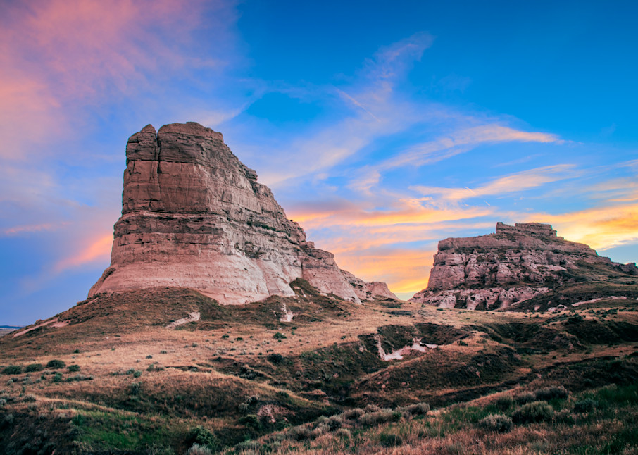 Courthouse Rock Sunset — Nebraska fine-art photography prints
