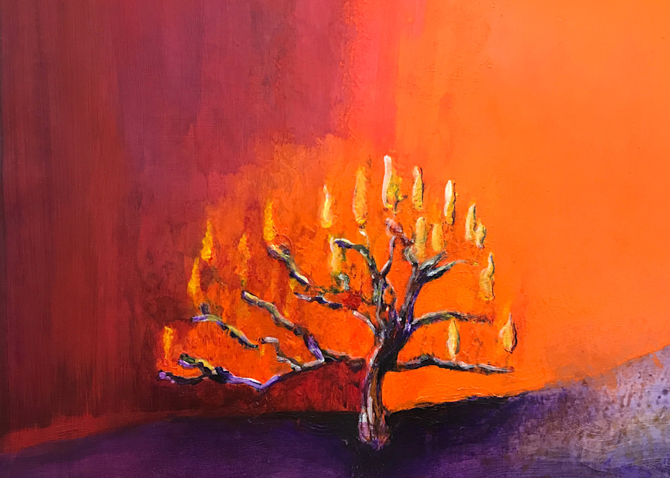 Burning Bush, Print Art | Anne Reid Artist