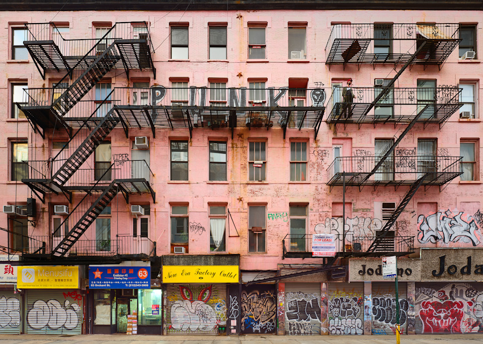Pink Building, Lower East Side Art | Jason Homa