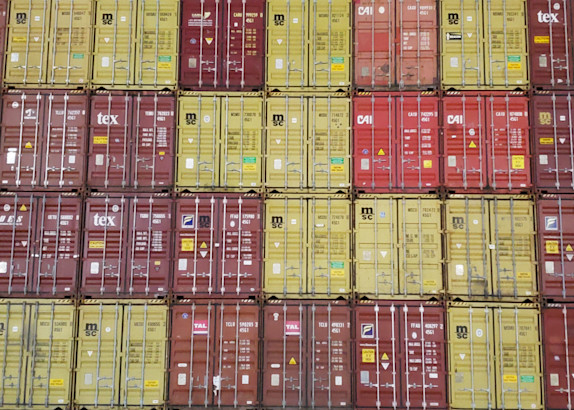 Cargo Containers At The Port Of Los Angeles 2 Photography Art | David Louis Klein