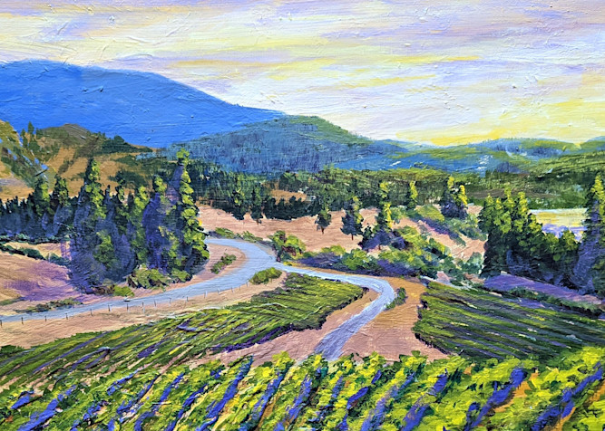 By Noble Ridge Winery Art | lynnemarand
