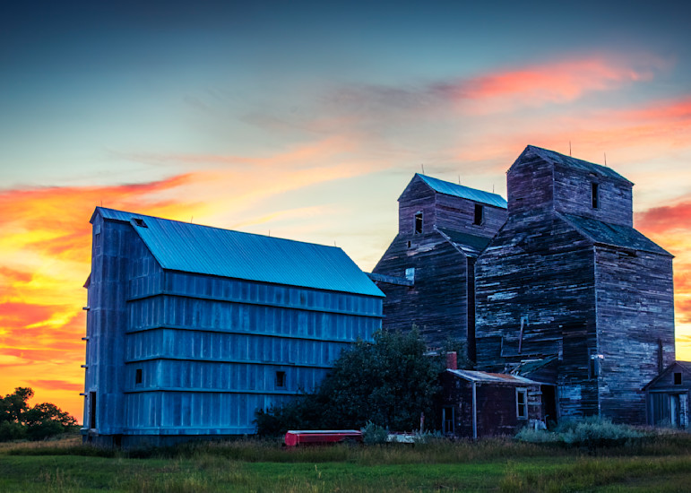 Ghost Town Sunset — North Dakota fine-art photography prints