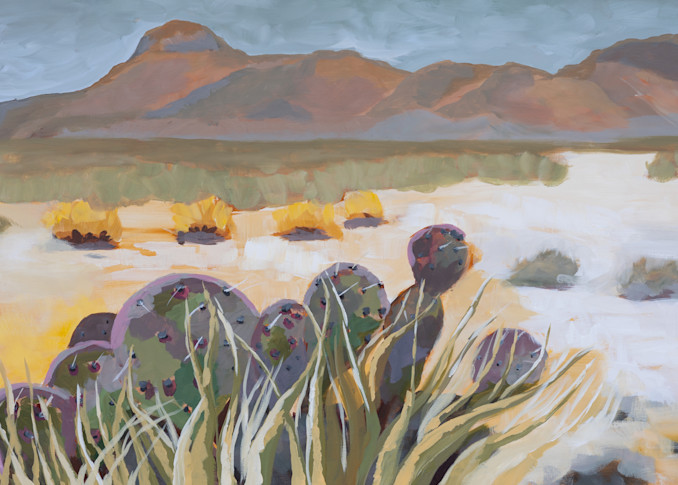 Chisos Mountains | Impressionism Painting | Niki Baker
