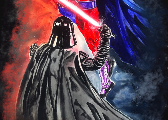Vader Vs Magnito Art | Scott Hattox Artwork