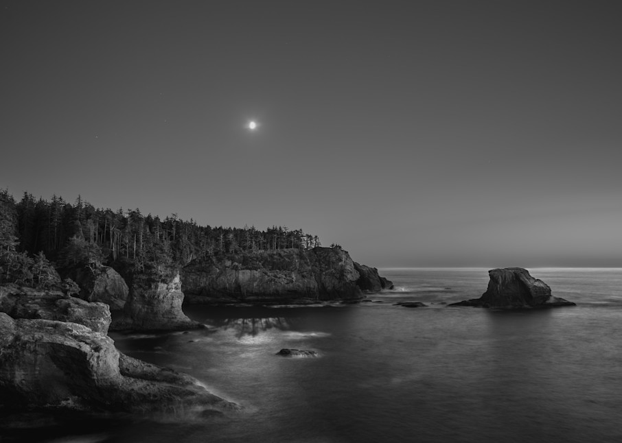 Moonlight Over Cape Flattery, Washington, 2022