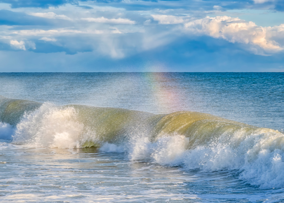 South Beach Spray Rainbow Art | Michael Blanchard Inspirational Photography - Crossroads Gallery