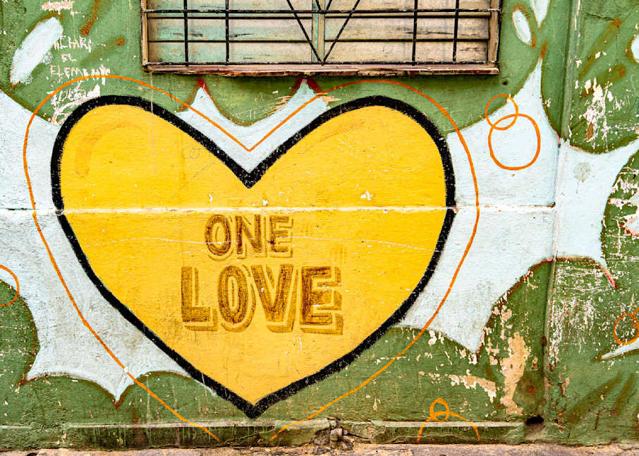 Documentary of street mural paintings One Love
