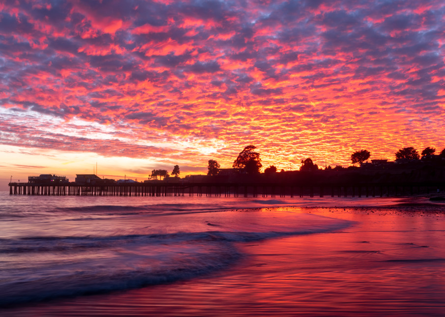 Capitola Pier At Sunset Photography Art | Tom Ingram Photography
