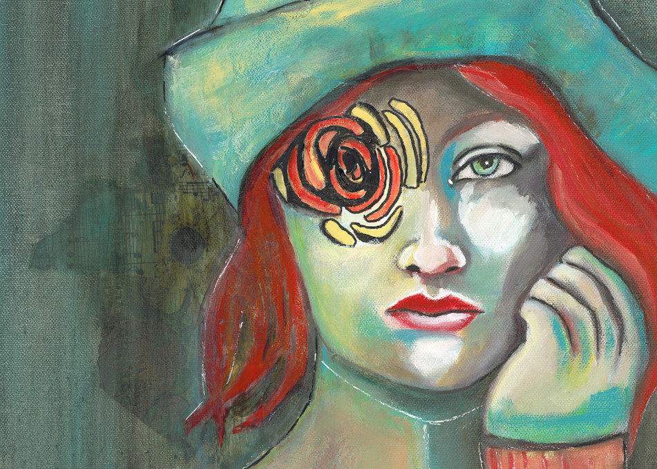Girl With One Eye Art | Beautiful Purpose Art