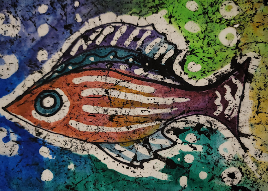 Bubbles The Fish Art | Turn Up the Color