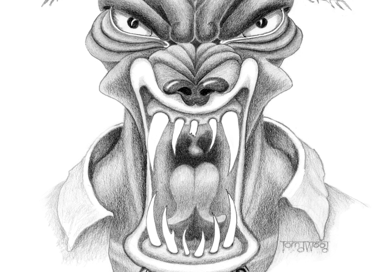 Wolfman Finish Art | TomDWood Art