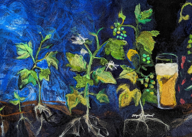 Growing A Beer Art | Abigail Engstrand Art