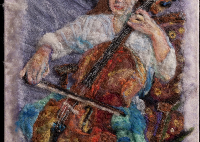 Cello Mellow Art | Abigail Engstrand Art