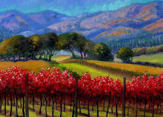 Kunde Autumn Vines Art | Oilartist - Haeffele Fine Art