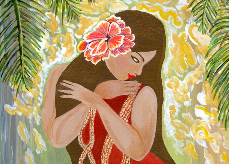 Spiritual Hula Dancer Art | Lahaina Arts Society